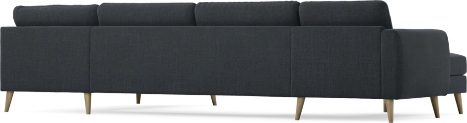 Bridge - 3-sits soffa med schäslong vänster och divan höger - Blå