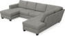 Friday - 3-sits soffa med schäslong vänster och divan höger - Grå
