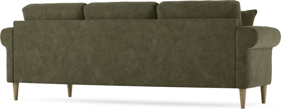 Eden - 3-sits soffa svängd - Grön