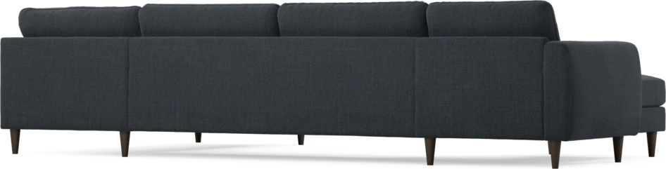 Bridge - 3-sits soffa med schäslong vänster och divan höger - Blå