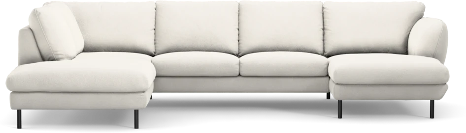 Madison Lux - 2-sits soffa med divan vänster och schäslong höger - Beige
