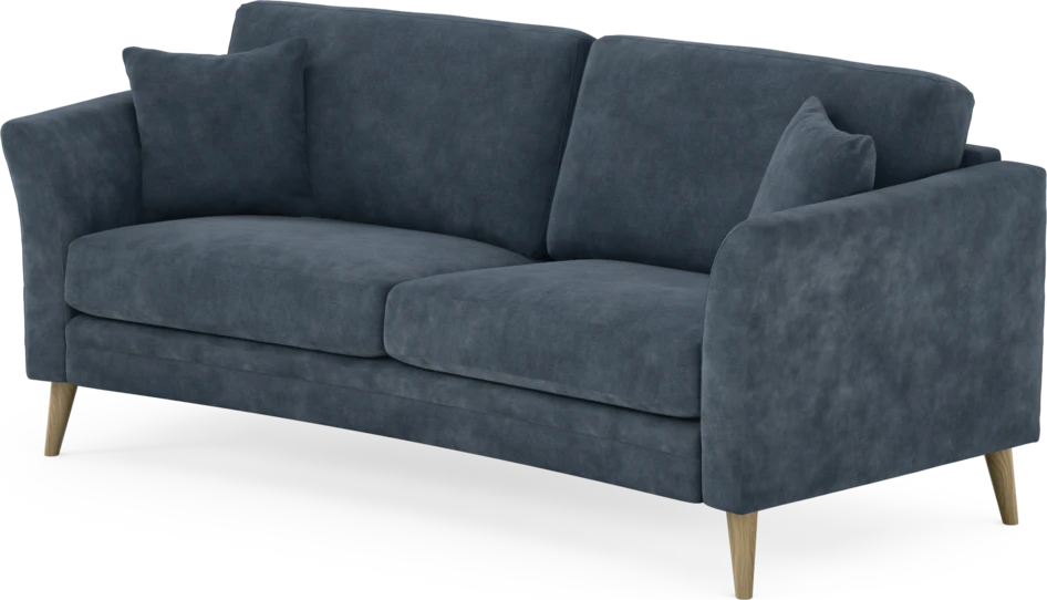Eden - 2,5-sits soffa svängd - Blå