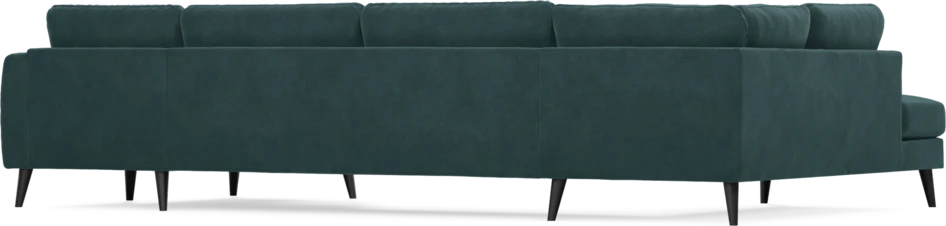 Bridge - 3-sits soffa med divan vänster och schäslong höger - Blå