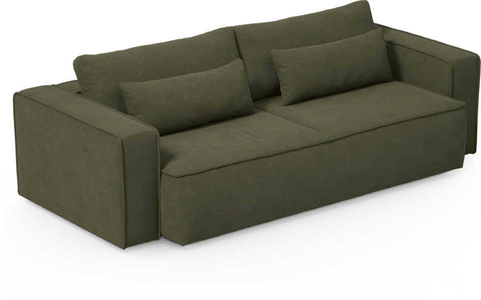 Ide - Bäddsoffa 3-sits - Grön