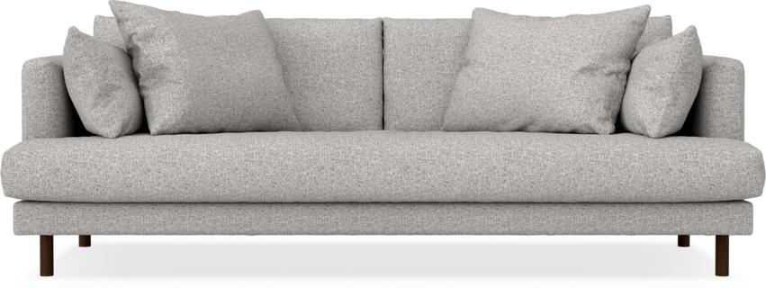 Harper - 3-sits soffa, hel dyna - Vit