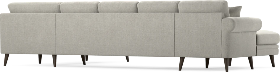 Eden - 3-sits soffa med schäslong vänster och divan höger - Grå