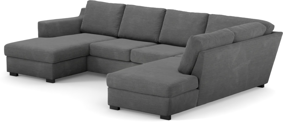 Friday - 3-sits soffa med schäslong vänster och divan höger - Grå