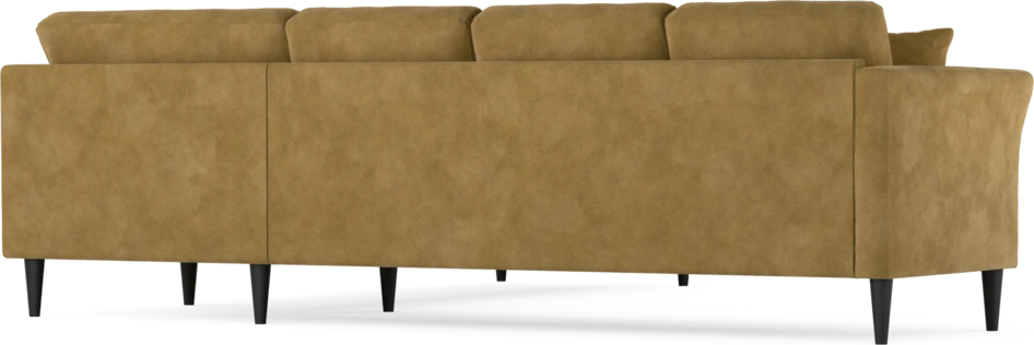 Eden - Hörnsoffa, 3+3-sits - Gul