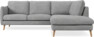Madison Lux - 2-sits soffa med divan höger - Vit