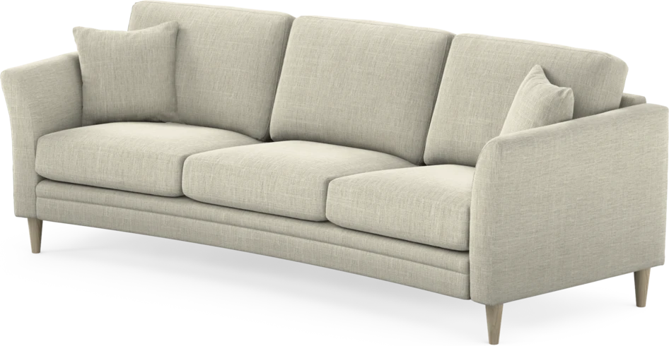 Eden - 3-sits soffa svängd - Beige