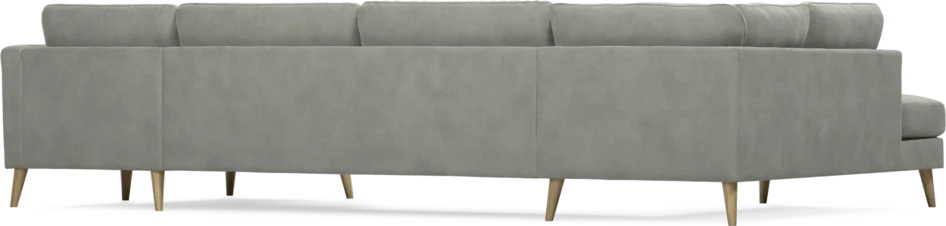 Bridge - 3-sits soffa med divan vänster och schäslong höger - Grå