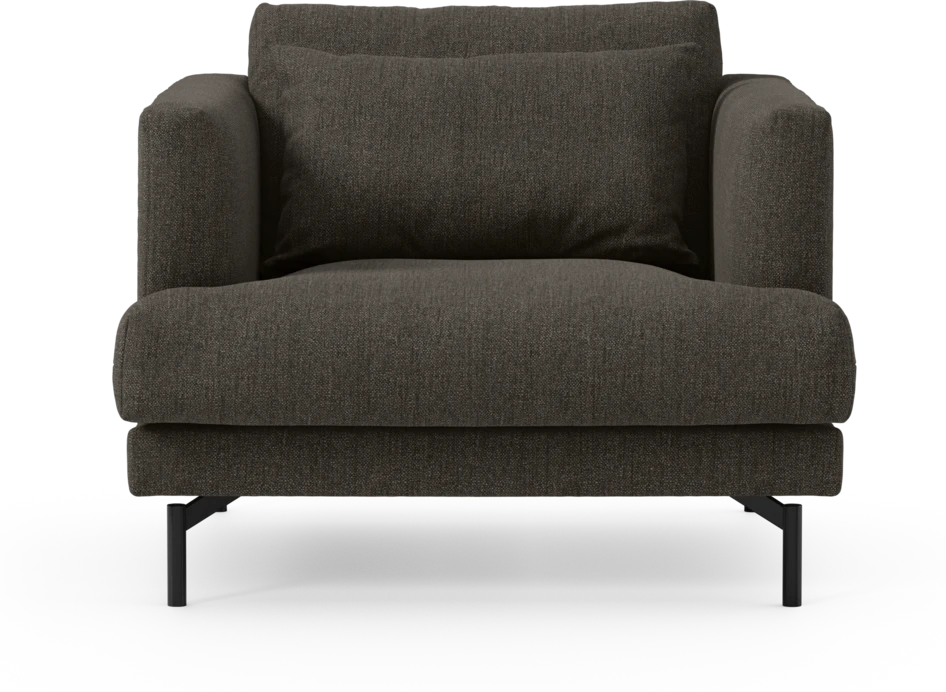 Harper - Fåtölj, 75 cm - Brun