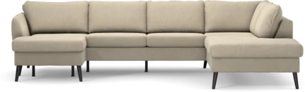 County, 3-sits soffa med schäslong vänster och divan höger