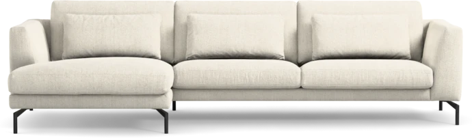 Willow, 3-sits soffa med schäslong vänster, fast klädsel