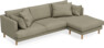 Harper - 4-sits med schäslong höger  - Beige