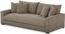 Rossi - 3-sits soffa, hel dyna - Beige