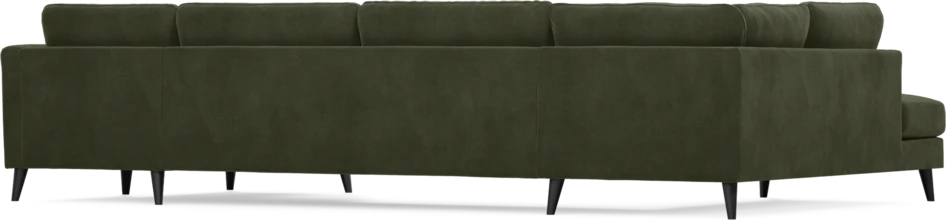 Bridge - 3-sits soffa med divan vänster och schäslong höger - Grön