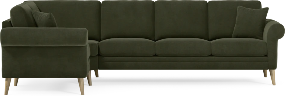 Eden - Hörnsoffa, 1+3-sits - Grön