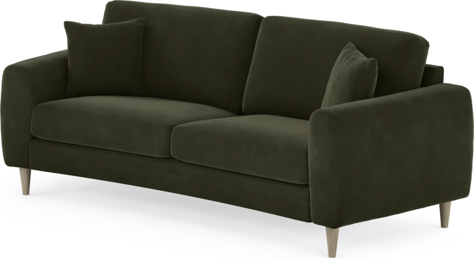 Eden - 2,5-sits soffa svängd - Grön