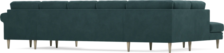Eden - 3-sits soffa med divan vänster och schäslong höger - Blå
