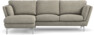 Madison Lux - 2-sits soffa med schäslong vänster - Vit
