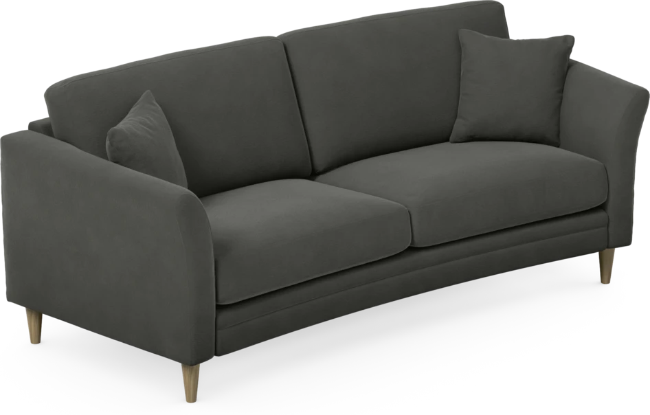 Eden - 2,5-sits soffa svängd - Grå