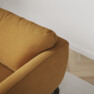 Madison Lux - 2-sits soffa med schäslong vänster - Gul