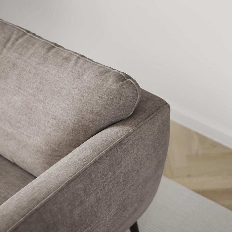 Madison Lux - Hörnsoffa med schäslong höger - Beige