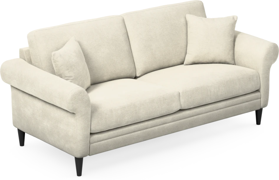 Eden - 2,5-sits soffa - Vit