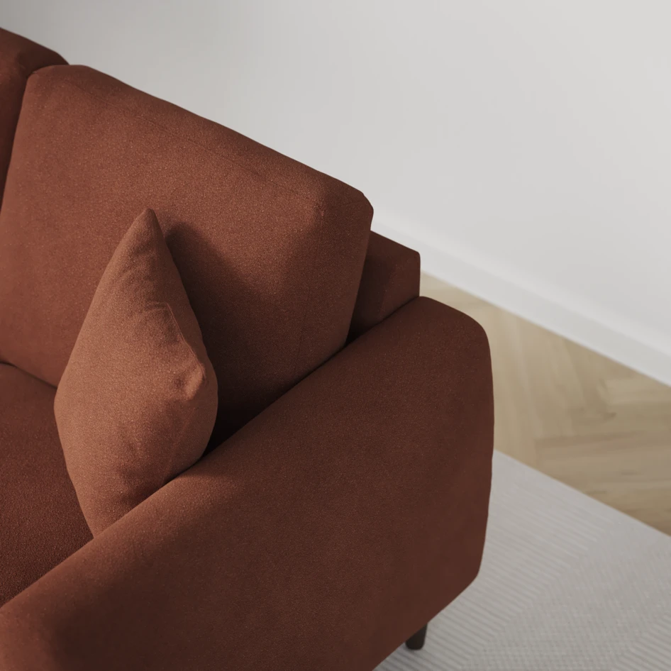 Eden - 2-sits soffa - Orange