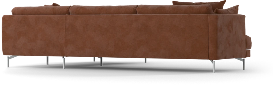 Harper - 3-sits soffa med divan höger - Orange