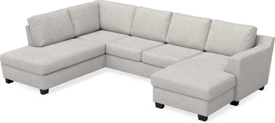 Friday - 3-sits soffa med divan vänster och schäslong höger - Grå