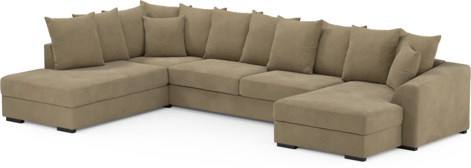 Town - 3-sits soffa med divan vänster och schäslong höger - Beige