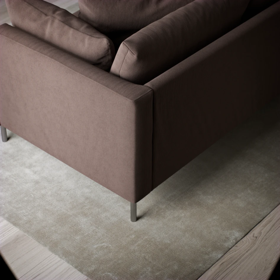 Harper - 4-sits soffa - Brun