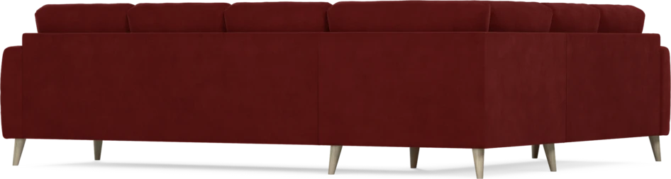 Eden - Hörnsoffa, 2+3-sits - Röd