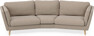 Madison - 3-sits soffa svängd, 90 cm - Beige