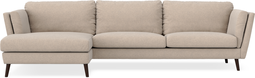 Madison - 3-sits soffa med schäslong vänster - Beige