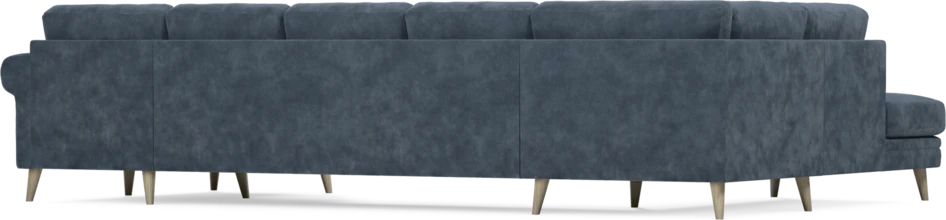 Eden - 3-sits soffa med divan vänster och schäslong höger - Blå
