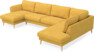 Bridge - 3-sits soffa med schäslong vänster och divan höger - Gul