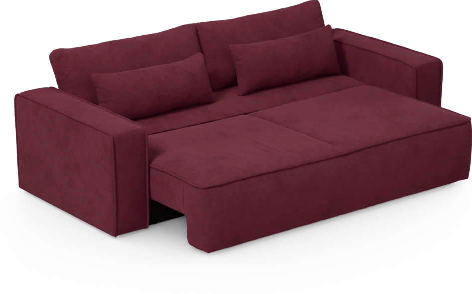 Ide - Bäddsoffa 3-sits - Röd