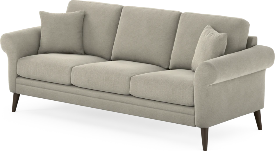 Eden - 3-sits soffa - Brun