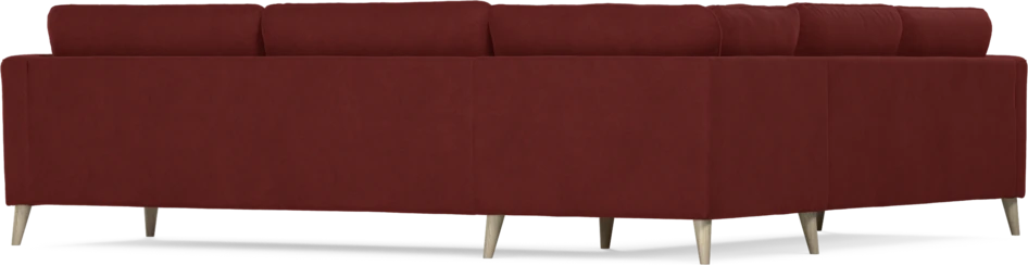 Bridge - Hörnsoffa, 2+3-sits - Röd