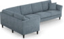 Eden - Hörnsoffa 1+3 - Blå