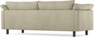 Cherrie - 3-sits soffa, hel dyna, fast klädsel - Beige