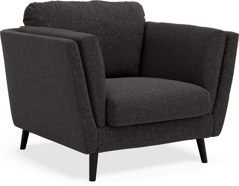 Madison Lux - Fåtölj, 70 cm - Svart