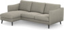 Madison Lux - 2-sits soffa med schäslong vänster - Grå