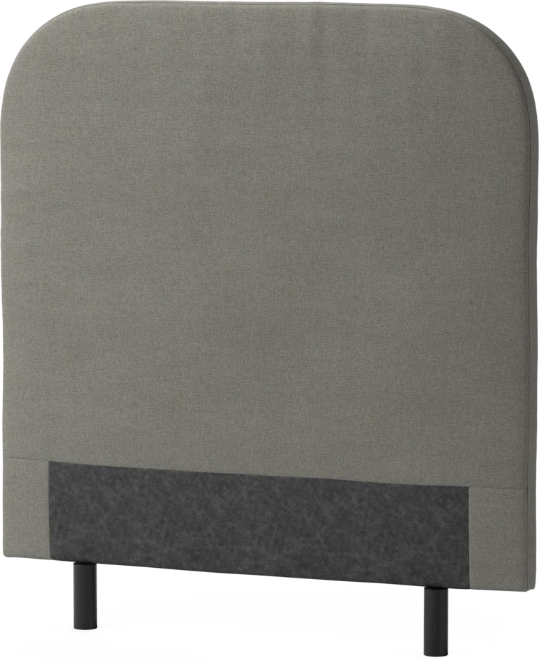 Delux Rundad - Sänggavel, 90-210 cm - Grå