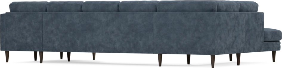 Eden - 3-sits soffa med divan vänster och schäslong höger - Blå