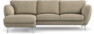 Madison Lux - 2-sits soffa med schäslong vänster - Beige