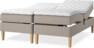 Delux Sense - Ställbar säng, dubbelsäng med bäddmadrass - Beige